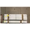 Image 1 : 1 LIFT & 1 PARTIAL LIFT OF WHITE BASEBOARD MOULDING APPROX 82" LENGTHS