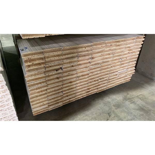 1 LIFT OF WHITE BASEBOARD MOULDING APPROX 82" LENGTHS