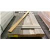 Image 1 : 1 LIFT OF FLAT JAMB WITH RAW NATURAL FINISH APPROX 7' LENGTHS, 65 PCS, 455 FT TOTAL