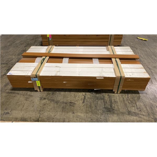 1 LIFT OF FLAT JAMB WITH TAN CAMBODIA FINISH APPROX 7' LENGTHS, 143 PCS