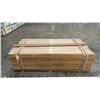 Image 1 : 1 LIFT OF FLAT JAMB WITH TAN WOOD GRAIN FINISH APPROX 7' LENGTHS