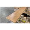Image 2 : 1 LIFT OF FLAT JAMB WITH TAN WOOD GRAIN FINISH APPROX 7' LENGTHS