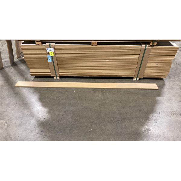 1 LIFT OF FLAT JAMB WITH COASTAL HEMLOCK FINISH APPROX 7' LENGTHS