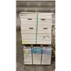 Image 1 : 2 PALLETS OF FLAT JAMB WITH PRIMED WHITE FINISH APPROX 38" LENGTHS