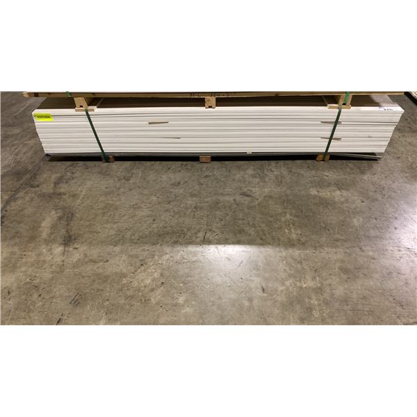 1 LIFT OF FLAT JAMB WITH PRIMED WHITE FINISH APPROX 7' LENGTHS, 138 PCS