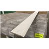 Image 4 : 1 LIFT & 1 PARTIAL LIFT OF BASEBOARD MOULDING WITH BASE COATED FINISH APPROX 14' LENGTHS