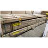 Image 1 : 2 LIFTS & 1 PARTIAL LIFT OF BASEBOARD/TRIM MOULDING WITH RAW NATURAL FINISH APPROX 14' LENGTHS,