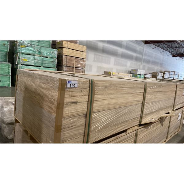 1 LIFT OF BASEBOARD MOULDING/TRIM WITH NATURAL FINISH APPROX 16' LENGTHS, 9,828 FT TOTAL