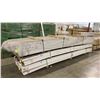 Image 1 : 3 LIFTS OF BASEBOARD/TRIM MOULDING WITH WHITE FINISH APPROX 14' LENGTHS