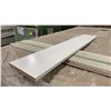 Image 3 : 1 LIFT OF FLAT JAMB WITH BRITE WHITE EMBOSSED WOOD FINISH APPROX 38.5" & 82" LENGTHS, 126 PCS