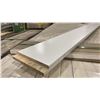 Image 5 : 2 LIFTS OF FLAT JAMB WITH BRITE WHITE EMBOSSED WOOD FINISH APPROX 82" LENGTHS