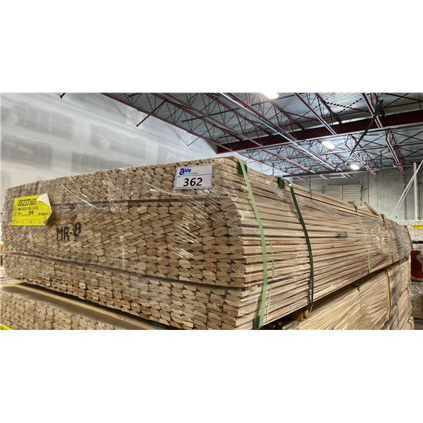 1 LIFT OF TRIM MOULDING WITH NATURAL RAW FINISH APPROX 14' LENGTHS, 17,920 FT TOTAL
