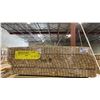 Image 2 : 1 LIFT OF TRIM MOULDING WITH NATURAL RAW FINISH APPROX 14' LENGTHS, 17,920 FT TOTAL