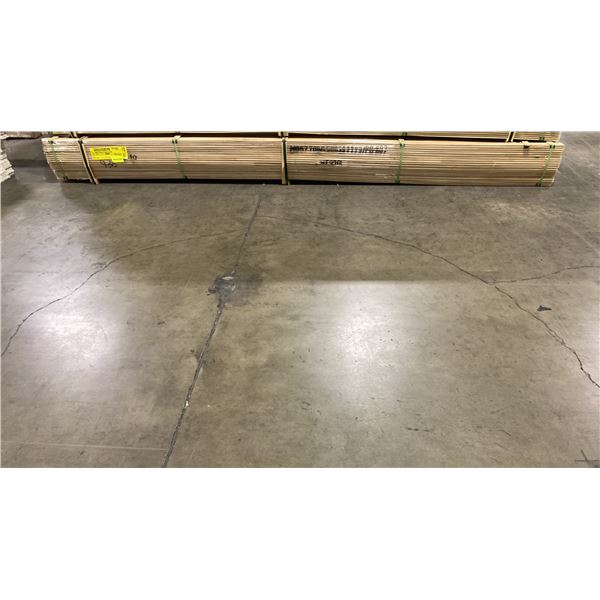 1 LIFT OF TRIM MOULDING WITH NATURAL RAW FINISH APPROX 14' LENGTHS, 17,920 FT TOTAL