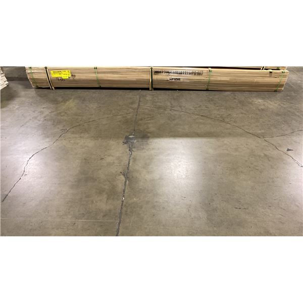 1 LIFT OF TRIM MOULDING WITH NATURAL RAW FINISH APPROX 14' LENGTHS, 17,920 FT TOTAL