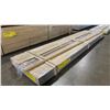 Image 1 : 1 LIFT OF BASEBOARD/TRIM MOULDING WITH ALPINE OAK EMBOSSED WOOD FINISH APPROX 14' LENGTHS, 4,256 FT