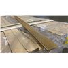 Image 3 : 1 LIFT OF BASEBOARD/TRIM MOULDING WITH ALPINE OAK EMBOSSED WOOD FINISH APPROX 14' LENGTHS, 4,256 FT