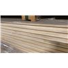 Image 4 : 1 LIFT OF BASEBOARD/TRIM MOULDING WITH RAW NATURAL FINISH, APPROX 14' LENGTHS, 17,640 FT TOTAL