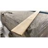 Image 3 : 1 LIFT OF BASEBOARD/TRIM MOULDING WITH RAW NATURAL FINISH, APPROX 14' LENGTHS, 19,950 FT TOTAL