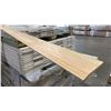 Image 3 : 1 LIFT OF BASEBOARD/TRIM MOULDING WITH RAW NATURAL FINISH, APPROX 14' LENGTHS, 15,288 FT TOTAL