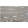 Image 5 : 2 PARTIAL LIFT OF MDF FLAT JAMB MOULDING WITH WHITE FINISH APPROX 7' LENGTHS