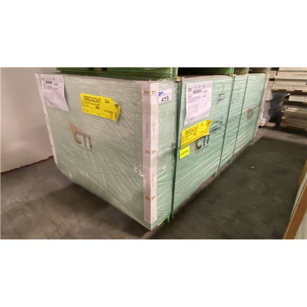1 LIFT OF FLAT JAMB MOULDING WITH PRIMED WHITE FINISH APPROX 7' LENGTHS, 1,848 FT TOTAL, 264 PCS