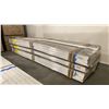 Image 1 : 3 LIFTS OF BASEBOARD MOULDING WITH WITH POLAR WHITE PAINTED FINISH APPROX 12' LENGTHS, 4,800 FT