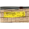 Image 4 : 2 PARTIAL LIFTS OF BASEBOARD MOULDING WITH RAW NATURAL FINISH APPROX 7' LENGTHS, 12,600 FT TOTAL