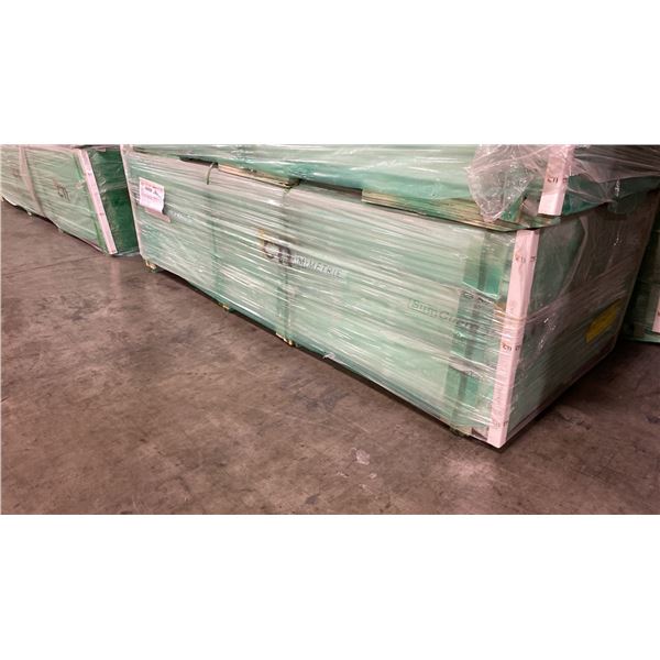 1 LIFT OF BASE SHOE MOULDING WITH PAINTED PRIMED FINISH APPROX 8' LENGTHS, 19,200 FT TOTAL