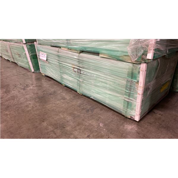 1 LIFT OF BASE SHOE MOULDING WITH PAINTED PRIMED FINISH APPROX 8' LENGTHS, 19,200 FT TOTAL