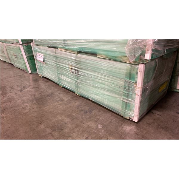 1 LIFT OF BASE SHOE MOULDING WITH PAINTED PRIMED FINISH APPROX 8' LENGTHS, 19,200 FT TOTAL