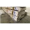 Image 1 : 3 LIFTS OF BASE SHOE MOULDING WITH POLAR WHITE PAINTED FINISH APPROX 12' LENGTHS, 29,640 FT TOTAL
