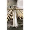 Image 3 : 2 LIFTS OF BASE SHOE MOULDING-1 WITH WHITE FINISH, 16' LENGTHS & 1 ASSORTED GREY AND WHITE FINISH