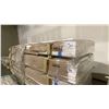 Image 1 : 2 LIFTS OF BASE SHOE MOULDING WITH POLAR WHITE PAINTED FINISH APPROX 12' LENGTHS, 12,384 FT TOTAL