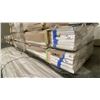 Image 1 : 2 LIFTS OF BASE SHOE MOULDING WITH POLAR WHITE PAINTED FINISH APPROX 12' LENGTHS, 23,040 FT TOTAL