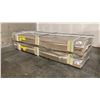 Image 1 : 2 LIFTS OF BASE SHOE MOULDING WITH POLAR WHITE PAINTED FINISH APPROX 8' LENGTHS, 12,800 FT TOTAL