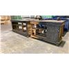 Image 1 : 2 HEAVY DUTY WOODEN WORKSHOP TABLES APPROX 62"L/ 81"L X 24"D X 39"H