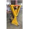 Image 1 : ULINE H-2732 YELLOW HEAVY DUTY INDUSTRIAL TRAILER JACK