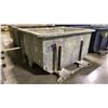 Image 2 : METAL INDUSTRIAL DUMP BIN WITH FORKLIFT SLOTS- APPROX 80"L X 53"W X 41"H