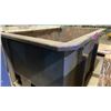 Image 2 : BLUE METAL INDUSTRIAL DUMP BIN WITH FORKLIFT SLOTS- APPROX 80"L X 53"W X 41"H