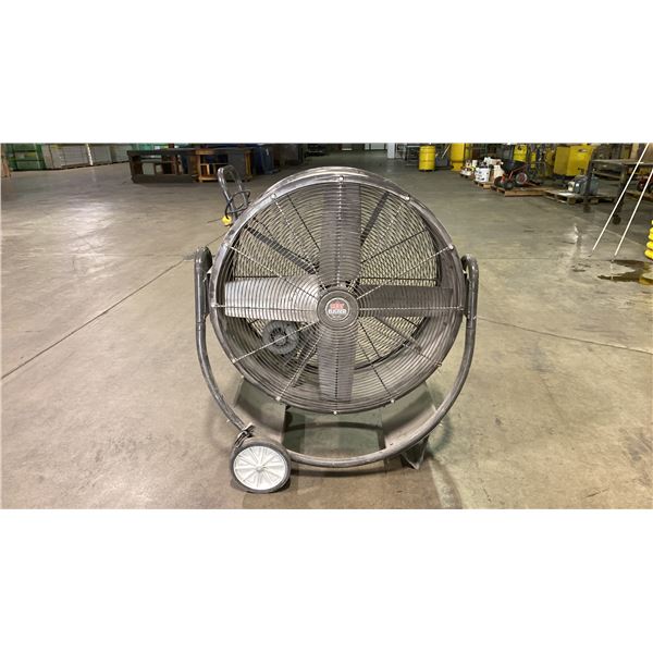 HEAT BUSTER HEAVY DUTY INDUSTRIAL MOBILE DRUM FAN
