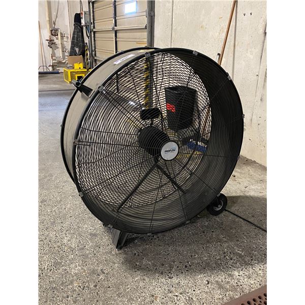 PROFLOW BLACK MOBILE INDUSTRIAL DRUM FAN