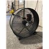 Image 1 : PROFLOW BLACK MOBILE INDUSTRIAL DRUM FAN
