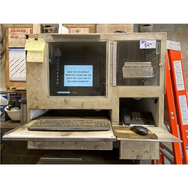 DUST FREE PC INDUSTRIAL TABLE TOP COMPUTER CABINET