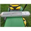 Image 14 : JD 160 riding mower, 38 in. deck c/w new blades, orig. owner, running order