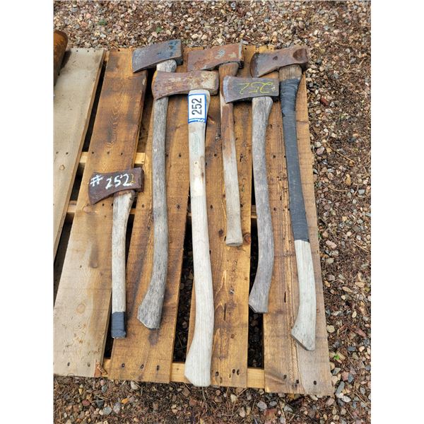 Qty of axes, various sizes