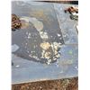 Image 2 : Metal table, approx. 51 1/2 in. x 87 in. x 30 in. H c/w pipe vice
