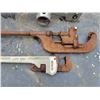 Image 2 : Trailer jack, pipe cutter & alum. 14 in. pipe wrench