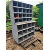 Image 1 : Wooden bolt bin, approx. 4 ft. x 4 ft. x 27 in. W