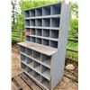 Image 2 : Wooden bolt bin, approx. 4 ft. x 4 ft. x 27 in. W